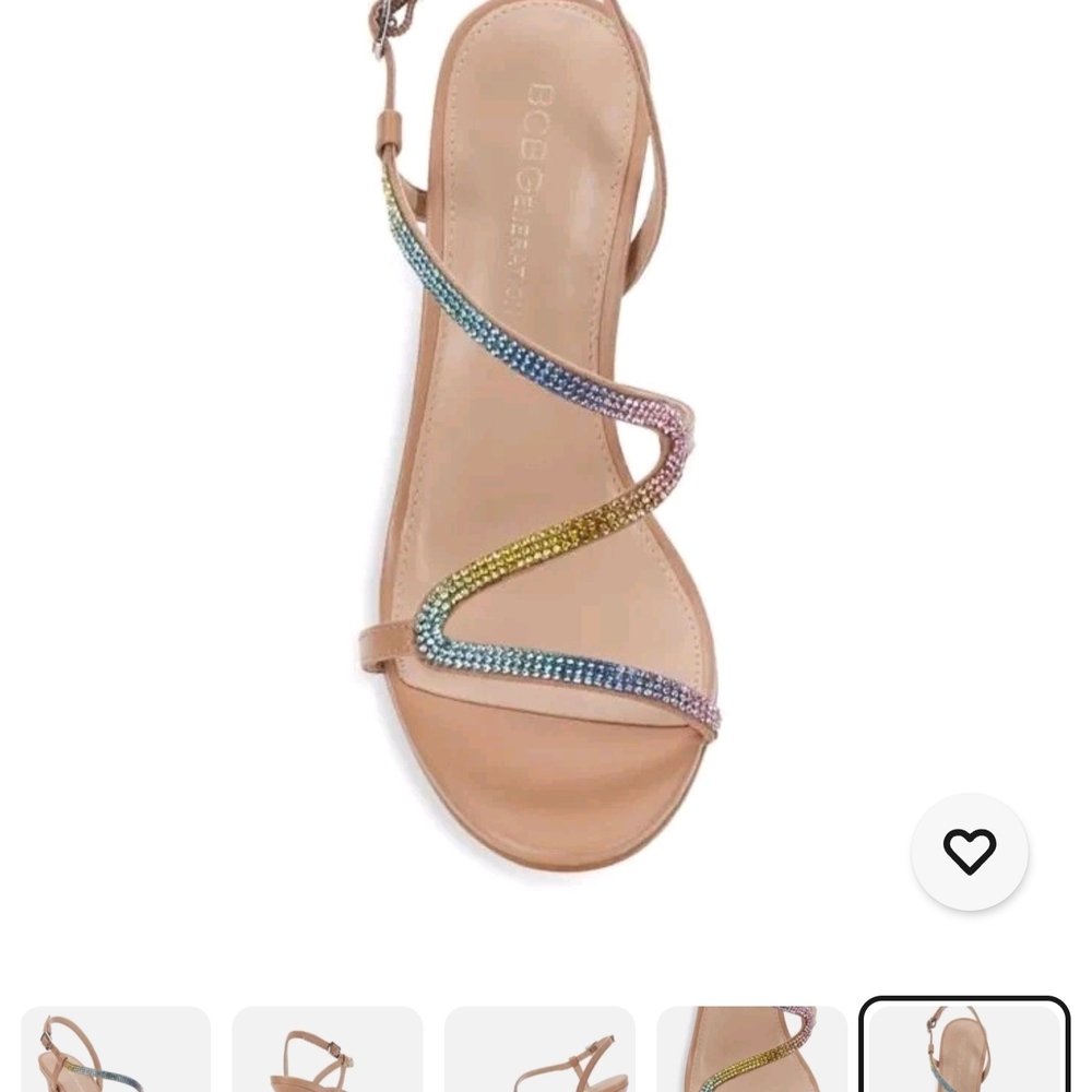 BCBG Multicolor Strappy Sandals